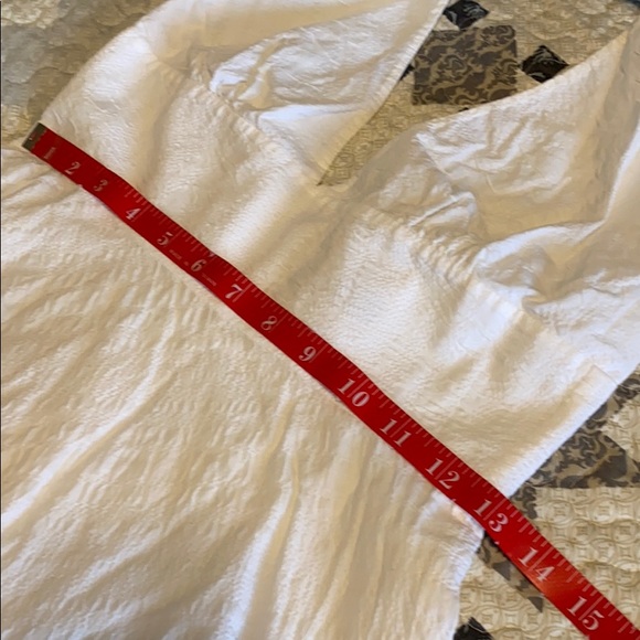 J Crew White 100% Cotton Halter Dress - Size 4 - Picture 10 of 12